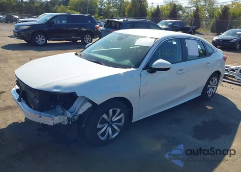 2025 Honda Civic Lx z USA, uszkodzony, nr VIN 2HGFE2F28SH544200